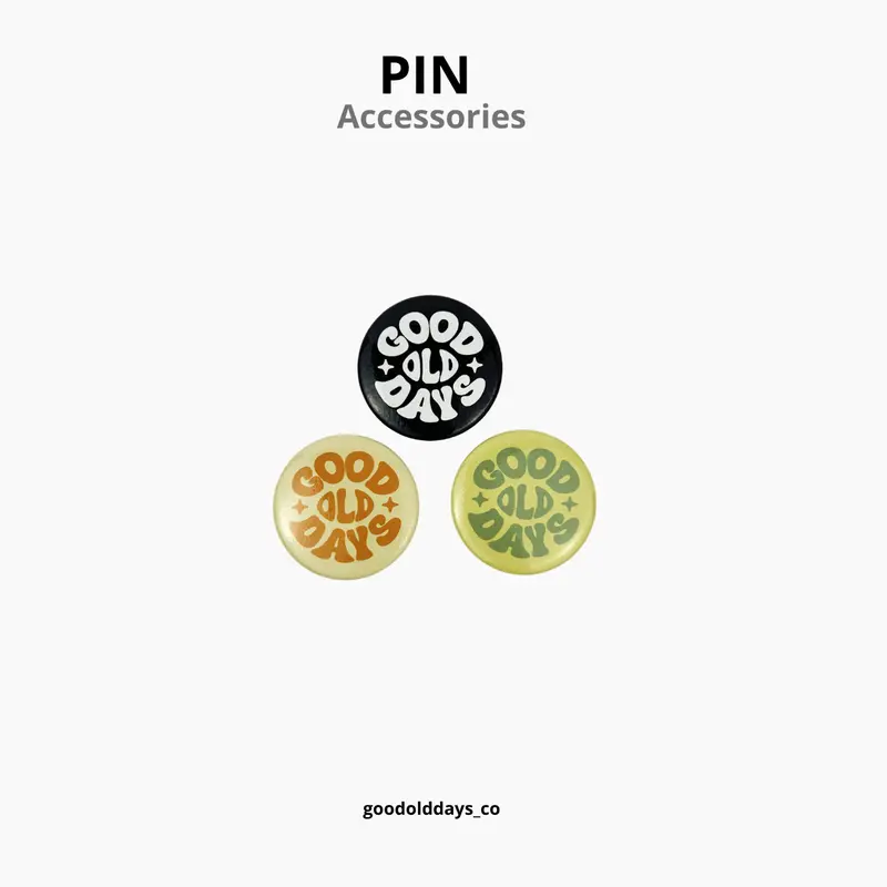 Pin Aesthetic | Aksesoris Tas 3 pcs - goodolddays 0