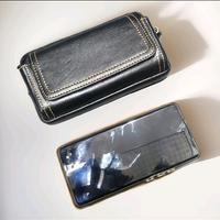 Gambar Dompet Hp Pinggang Sarung Hp Kulit Asli Bahan Asli Size P 17 Cm T 9 5 Cm Slot Depan Belakang Muat Hp Max 6 6 Inc Full No Cut - Coklat dari J LEATHER STORE Kota Surabaya 3 Tokopedia