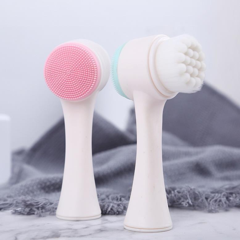 Combo 5 Cọ Rửa Mặt 2 Đầu Đa Năng, Dụng Cụ Massage Làm Sạch Da Mặt, Tẩy Tế Bào…