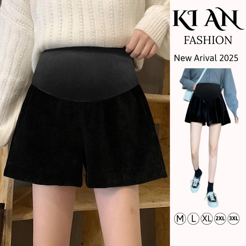  Quần SOOC NHUNG bầu Ki An ảnh thật cận chất có chun điều chỉnh size theo từng chu kì mềm mịn Váy Bầu Đầm Bầu 