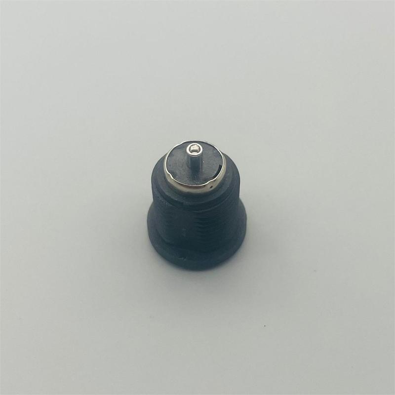 Product Introduction of DC power socket 1.3 pin diameter 8.5mm thread waterproof and dustproof plug DC-022D small DC charging port 1