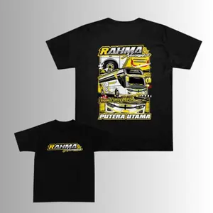 Kaos Bus RAHMA NURSYIFA Putera Utama Baju Bus Anak Laki-Laki 2-15th Free Sticker Distro Combed 30s
