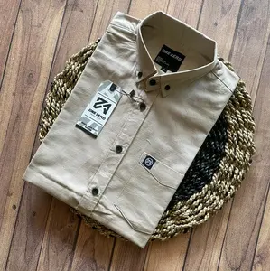 kemeja pria polos bahan katun sigaret premium Formal Kain Tebal Nyaman