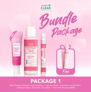 [FYC] Secret Clean Propolis Glow Up Underarm with Anti Perspirant Deodorant + Niacinamide -  Krim Pencerah Ketiak & Selangkangan | Underarm Brightening Cream Anti Bau & Anti Bakteri | Perawatan Lipatan Area Kewanitaan Aman & Wangi