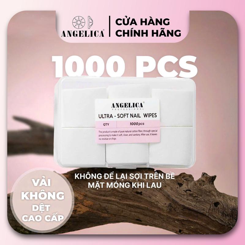 Giấy Lau Gel Loại Mềm Không Xù Lông ANGELICA 1000C - GLG Nữ Phá Gel Women