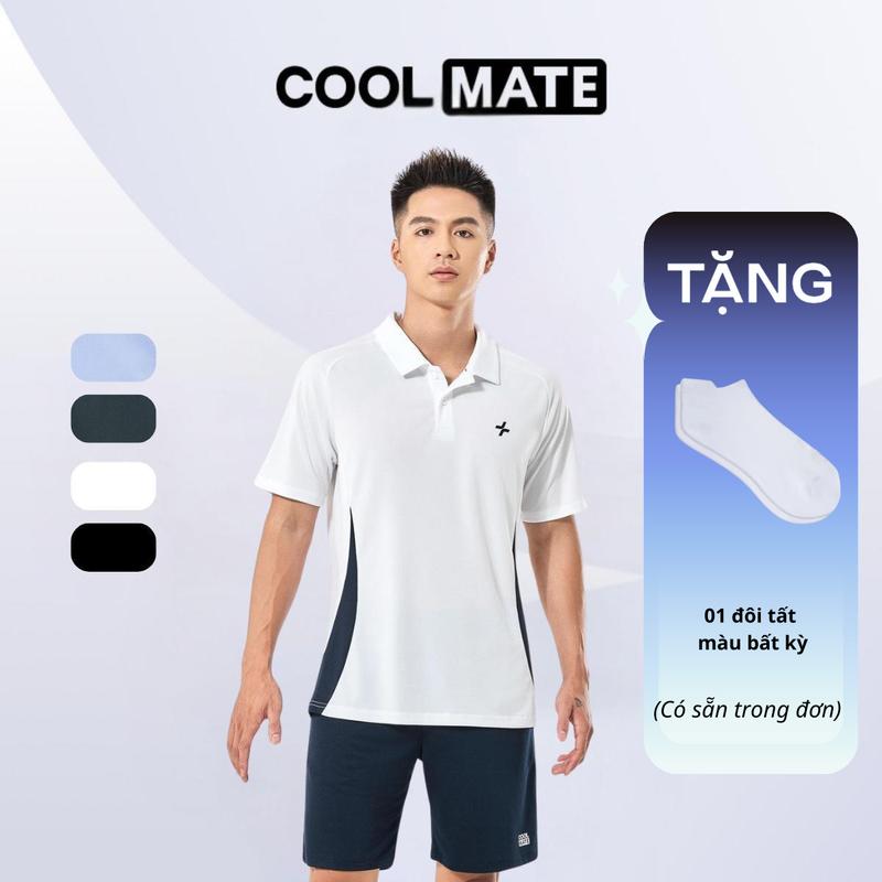   TẶNG 01 Đôi tất   Áo Polo thể thao nam Promax Sideflow  Tennis Pickleball...  - Coolmate 