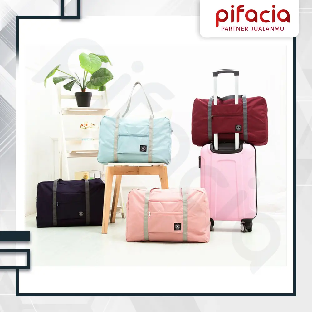 PIFACIA Tas Travel Lipat Besar Hand Carry Luggage Bag Anti Air