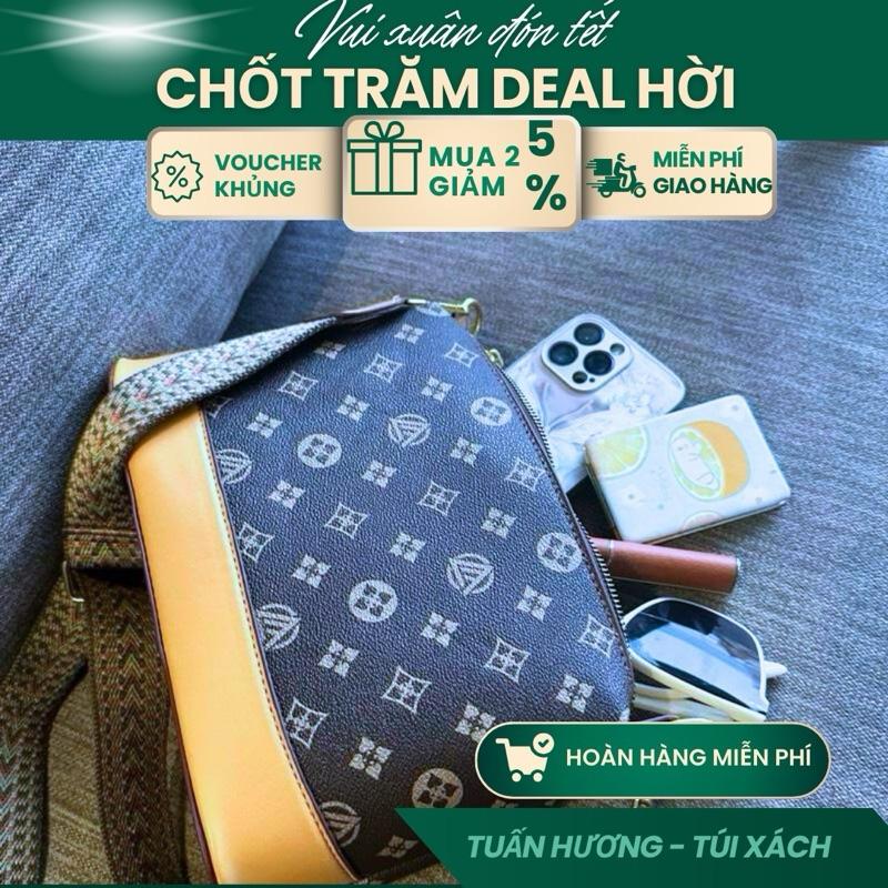  Túi xách công sở nữ da Pu hoạ tiết đẹp nhiều ngăn đeo chéo đeo vai bảo hành 12 tháng sử dụng đi học đi làm đi chơi đi tiệc.A10 