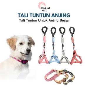 HIGH GRADE QUALITY Tali Tuntun Untuk Badan Anjing Kucing Besar Bahan Tebal - Pet Harness Dog Cat - Tali Harness Anjing Kucing - Tali Tuntun Hewan/Anabul Big Size tali  tuntun  anjing