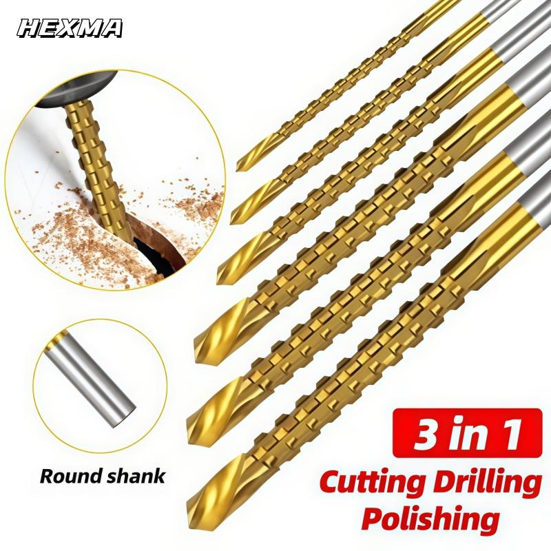 1 Mũi khoan HSS Vít xoắn ốc Metric Composite Tap để khoan cắt gỗ