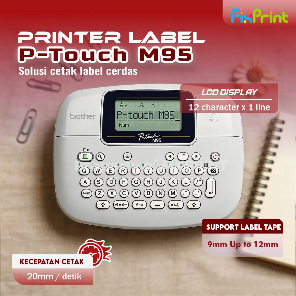 Printer Brother PT-M95 Handy Label Maker Portable P-Touch New | Printer Brother P-Touch CUBE PT-P300BT PT P300BT Label Print | Printer Brother P-Touch PT-D210 D210 Label Print