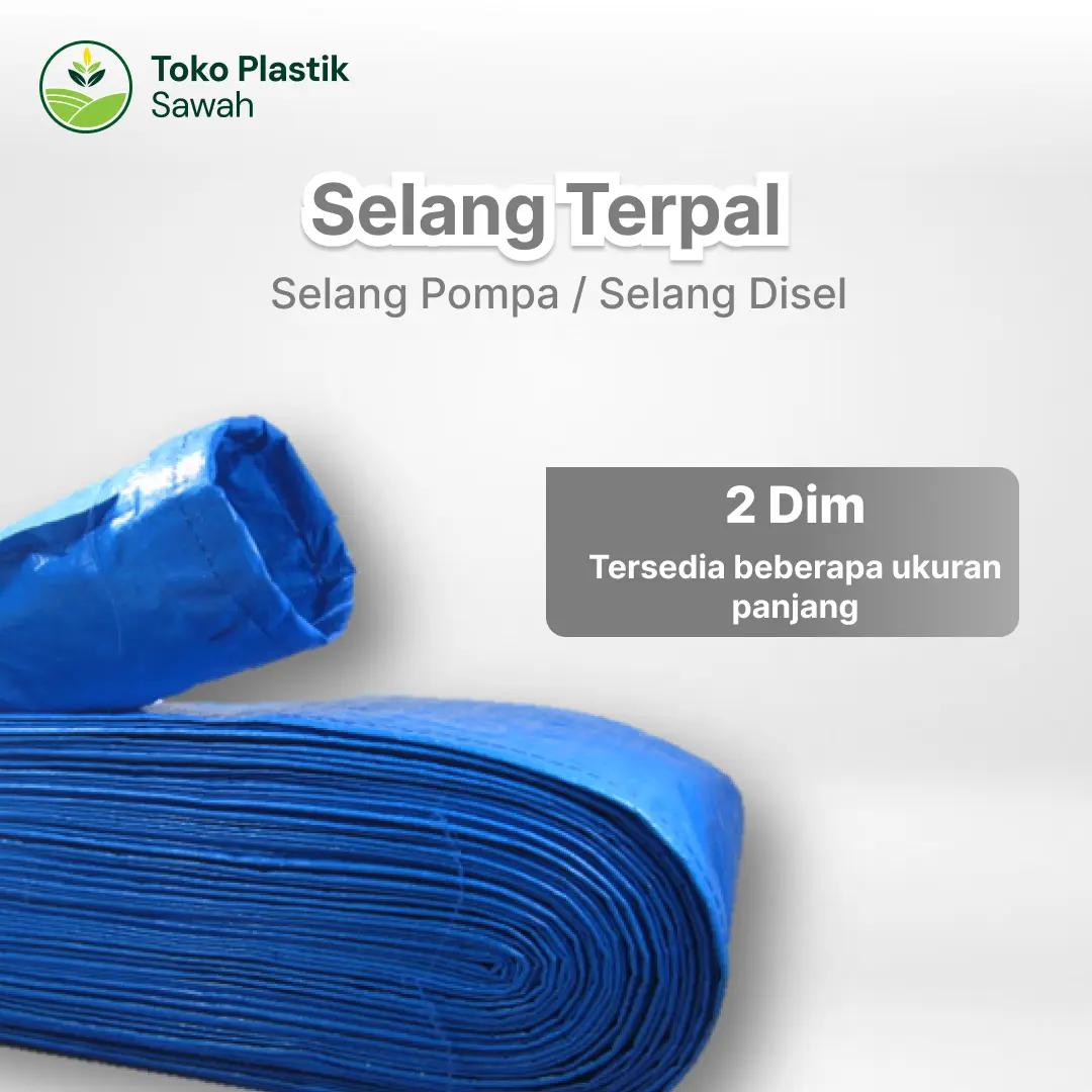Selang Terpal Diesel 2 dim / 11 cm Panjang 10-50 meter - Kuat dan Tahan Lama