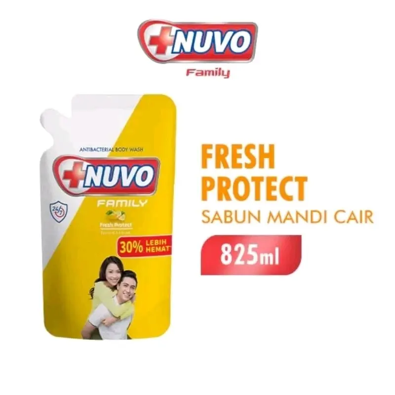 Nuvo Sabun mandi cair 825ml packing aman 1