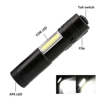[VLN] [ VLN ] Senter Mini XPE COB Led Swat Police Light Recharge termurah 3
