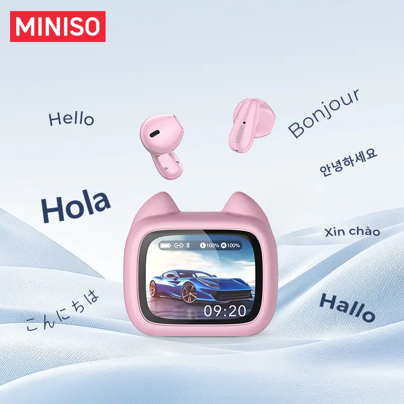 MINISO MS 203オープンイヤホンは、134の言語に対応しており