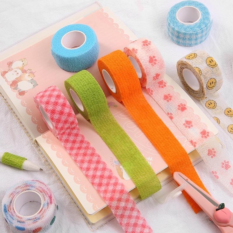 Market1688 Finger Tape Wrist Tape Protective Perban Pelindung Jari Tangan Pembalut Jari Sport Tape Warna Warni Pita Perekat Jari Untuk Menulis Anti Kapalan 7