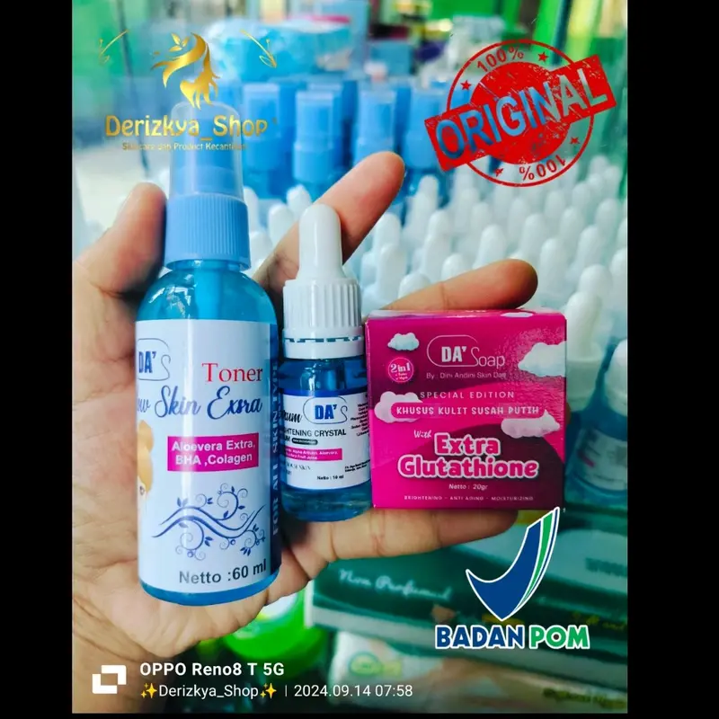 Paket DA' S 30.rb (Sabun+Toner+Serum) 0