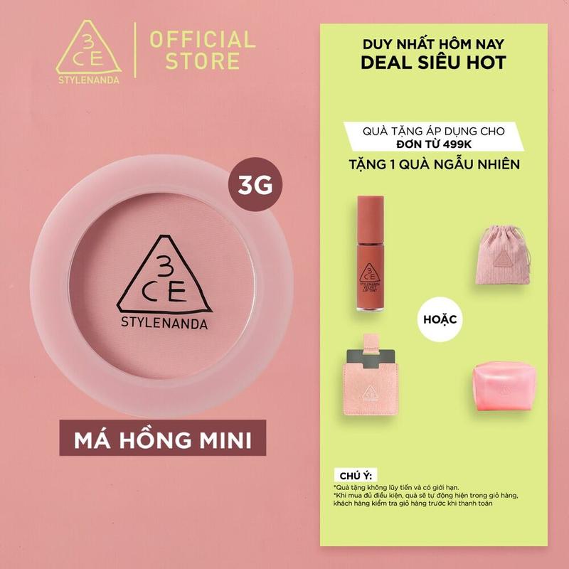 Phấn Má Hồng 3CE Mini Face Blush