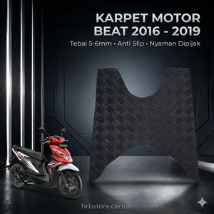 Karpet Beat eSP 2016-2019 Tebal 5-6mm Anti Slip Bikin Dek Motor Lebih Rapi dan Tidak Licin