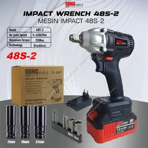 IMPACT WRENCH SUNC 48s  IMPEK BATERAI SUNC TOOL