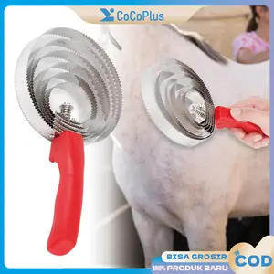 Pembersih Bulu Sapi Kuda Domba Kambing Dengan Fungsi Sisir Garukan Cocok Untuk Kerbau Sapi Sisir Horse Hair Comb