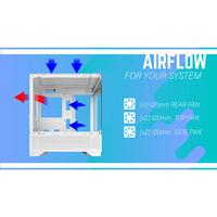 Gambar CASING CUBE GAMING YASH - Mid Tower mATX Case Tempered Glass dari Techno Computer Bali Kota Denpasar 4 Tokopedia