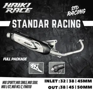 Knalpot Standar racing Original HAIKI RACE mio sporty mio smile mio karbu mio soul karbu Mio J/GT Mio M3/Z Motor Motorcycle