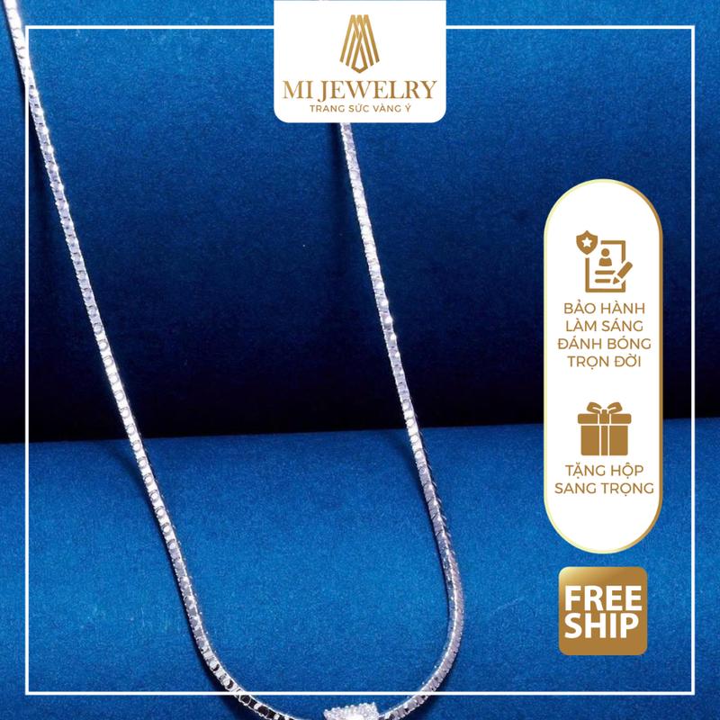 D038 Dây mì bản vuông 50cm Mi Jewelry - Dây chuyền phụ kiện Trang Sức Chain