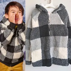 (COD) Jaket Hoodie Bulu C*J anak laki-laki/perempuan/unisex usia 6 s.d 16 tahun (M-1098)