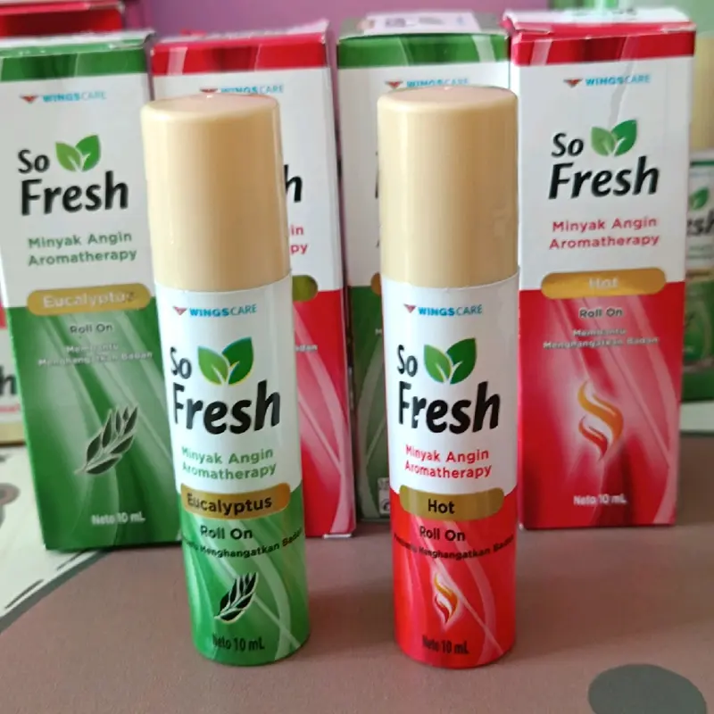 paket hemat 4 pcs So Fresh care minyak angin aromaterapi 4