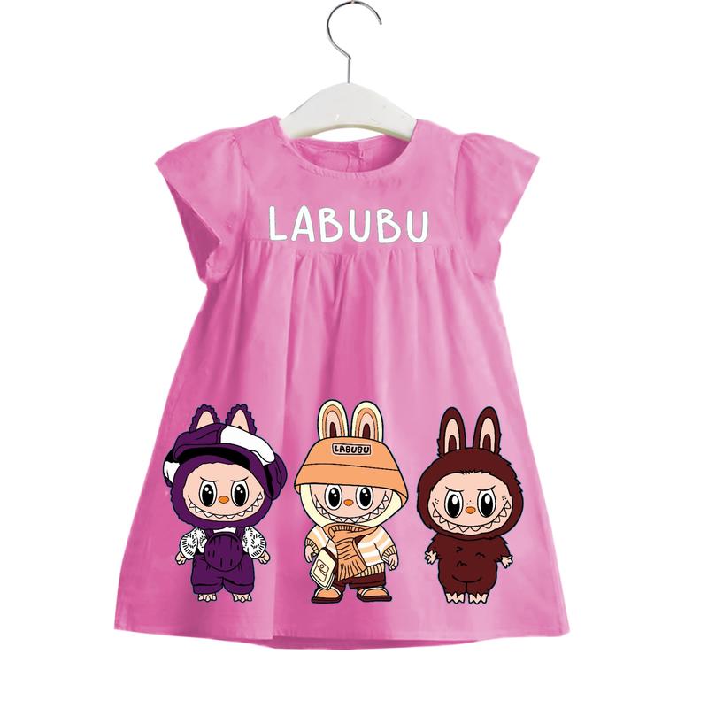 Product Introduction of Pakaian Dress Anak Perempuan Gambar Sablon 1-3 Tahun - Fashion Katun Cewek Combed 8