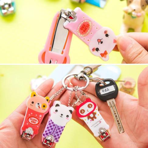 Gunting Kuku Karakter Motif Lucu Cute Nail Clipper Manicure Souvenir 3
