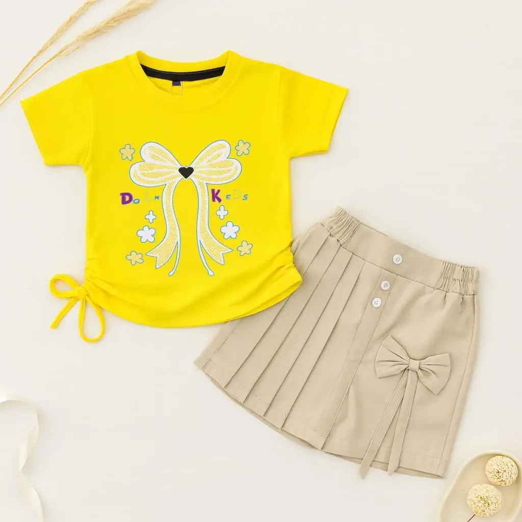 BAJU KUNING+ROKCEL CREAM