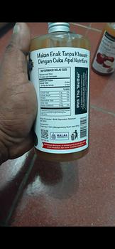 Product Review of NUTRIFARM CUKA APEL 500ML WITH MOTHER CUKA APEL 500 ML organik from p**I 1