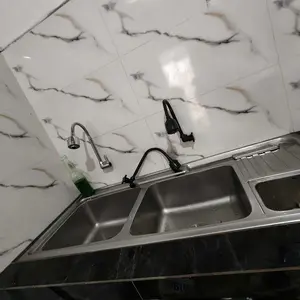 [HJS] Keran Air Angsa ABS Fleksibel 2 Mode  Warna Hitam Anti Karat - Keran Cuci Piring Angsa - Kran Sink Dapur Drat 1/2 Inch - Kran 2 mode Flexible