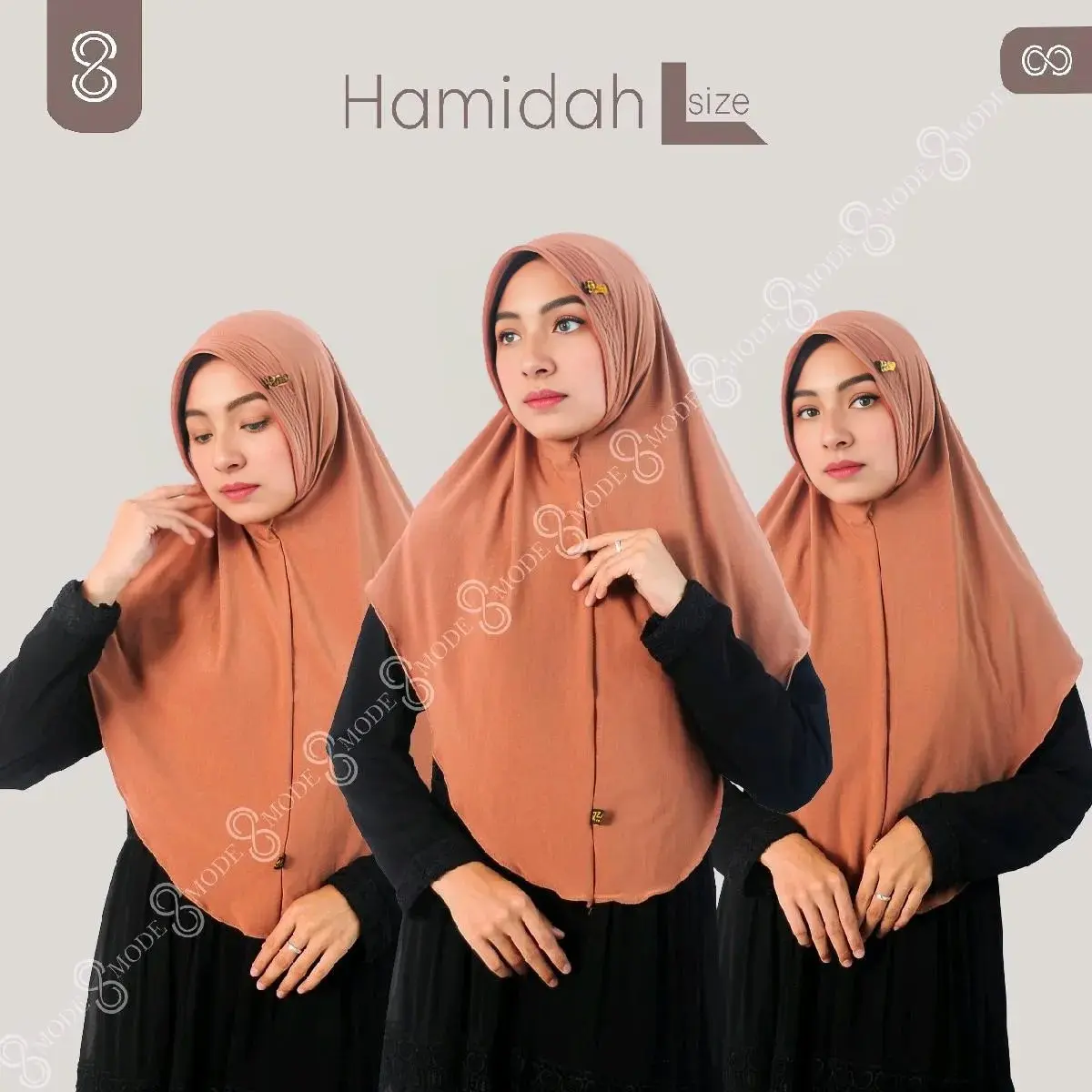 Z&S MODE jilbab hamidah size L Hijab Bergo