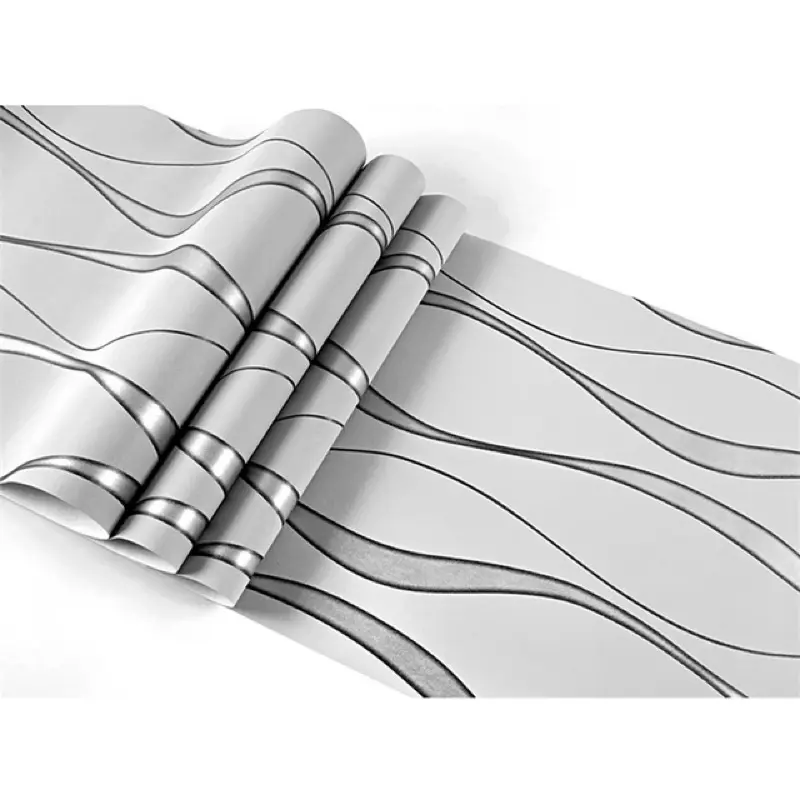 Wallpaper Dinding Gelombang Klasik 8m s/d 9m x 45cm 5