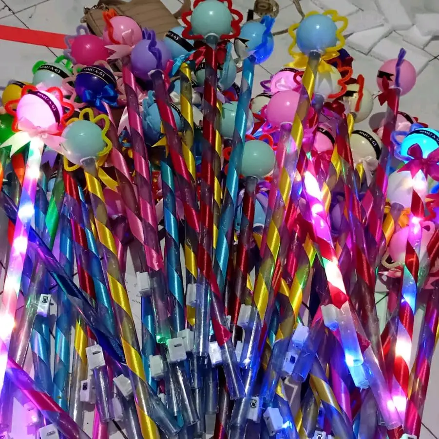 obor lampion haflah/kirab/stik lampu cantik panjang 50cm