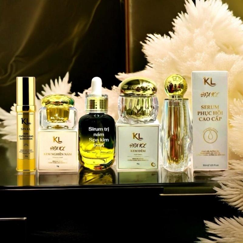 liệu trình kem nám spa kim loan chức năng hổ trợ nám da tàng nhang da trai lì thâm mụn