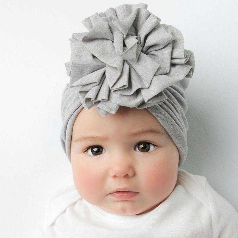 Mũ Em Bé Sơ Sinh, Mũ Hoa Dễ Thương Cho Bé Gái, Khăn Xếp Cotton Mềm Mại, Mũ Len Cho Trẻ Sơ Sinh Và Trẻ Mới Biết Đi, Mũ Lưỡi Trai 5