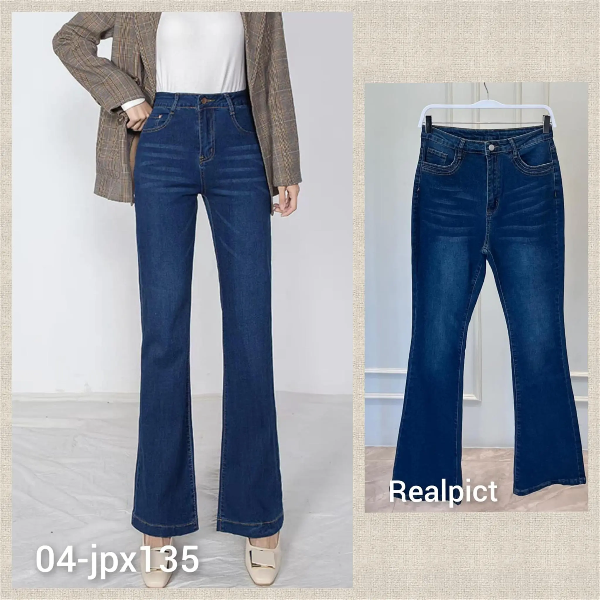 CELANA JEANS WANITA IMPORT 135 CELANA CUTBRAY DENIM STRETCH CASUAL