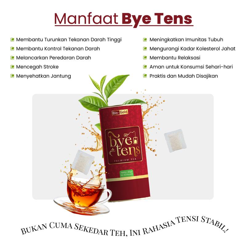 Product Introduction of Bye Tens - Bundling 2 Kaleng Minuman Teh Herbal Rempah Tradisional Teh Hijau, Mengkudu, Seledri untuk Darah Tinggi 2