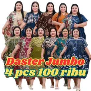 Daster Jumbo Rayon Premium Lembut Ld 125 Bumil Busui 100 4 Pcs Nyaman Dan Gaya Saat Beristirahat