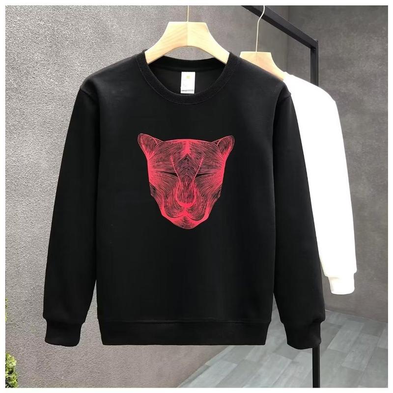  Áo Nỉ Dài Tay Cổ Tròn Cho Nam Áo Dáng Rộng In Họa Tiết Hoạt Hình Hợp Thời Trang Anime 