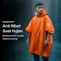 Gambar TaffSPORT Jas Hujan Sekali Pakai Poncho Disposable PE All Size - JN62 dari Taffware Official Store Kota Administrasi Jakarta Barat 5 Tokopedia