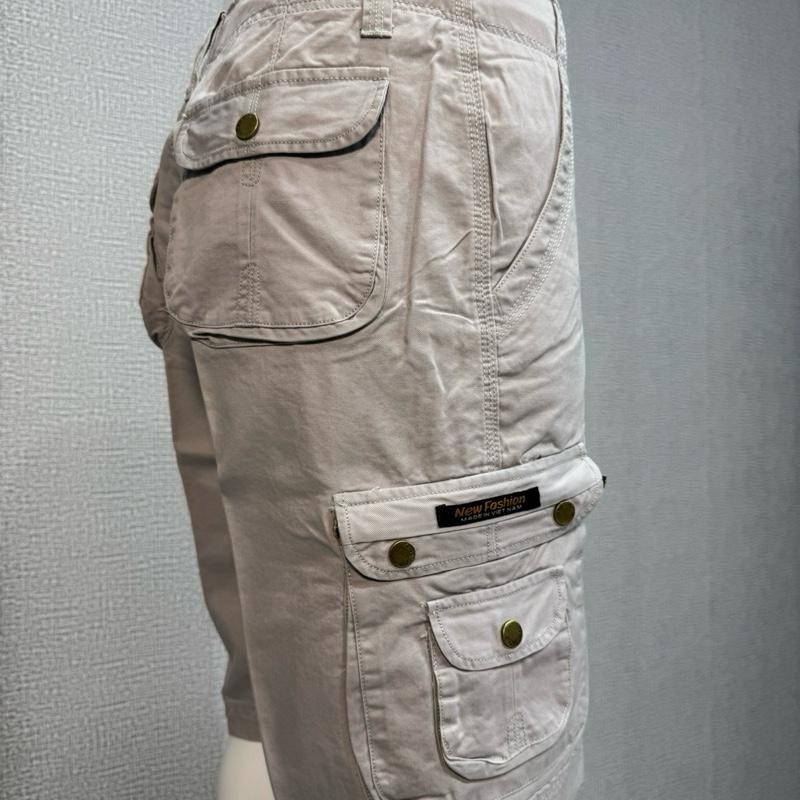  Quần Short Kaki Nam Túi Hộp cao cấp N&N | Nhiều túi | Form ống suông rộng 