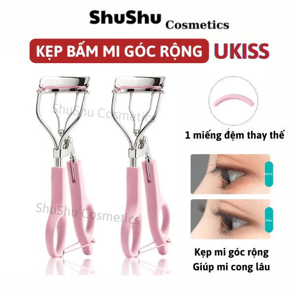 UKISS Dụng Cụ Uốn Lông Mi Bấm Mi Kẹp Mi UKISS Kèm Đệm Thay Thế Tiện Dụng Mỹ Phẩm SHUSHU COSMETICS