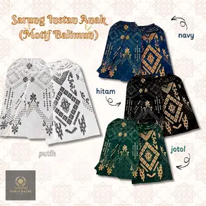 Paket 50 ribu dapet dua [Sartan] Sarung Instan anak Motif Balimun