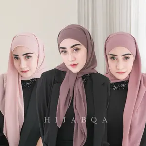 HIJABQA - Maraya Instant Segiempat Malay Instan Tali 2 Layer