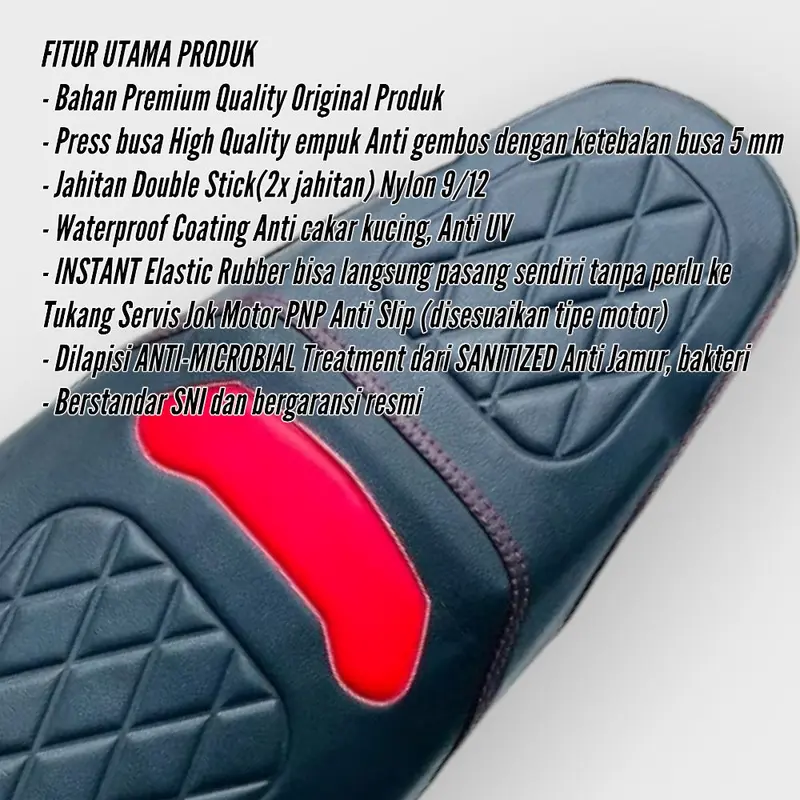 JOK NMAX, COVER JOK MOTOR PREMIUM PREDATOR YAMAHA NMAX, NMAX OLD / STANDAR, NMAX NEO, NEW NMAX S, NMAX 155, NMAX TURBO, NMAX 2024  SARUNG JOK NMAX, KULIT JOK NMAX 1